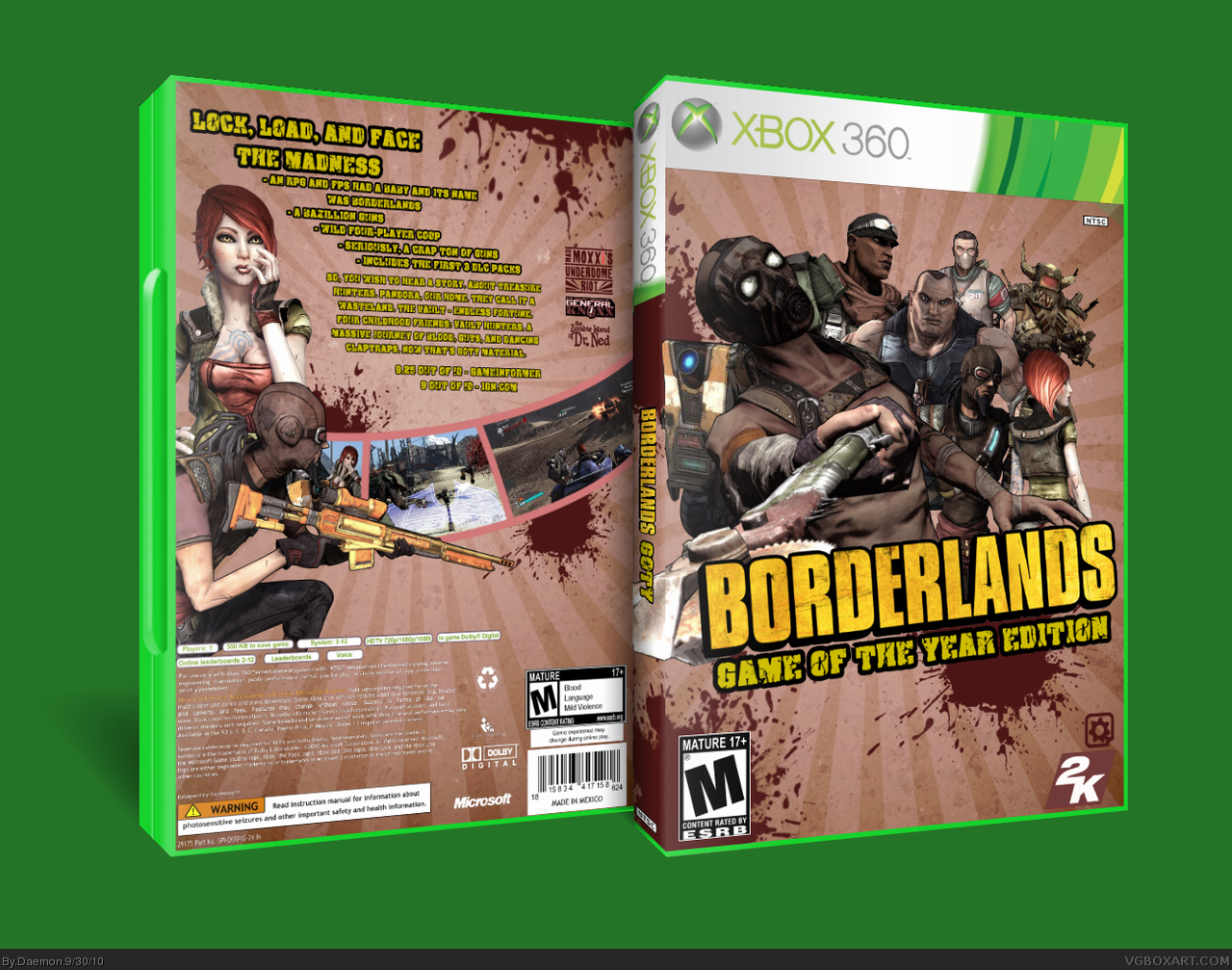 Borderlands: Game of the Year Edition box cover
