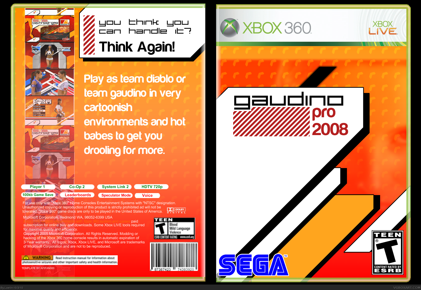 Gaudino Pro 2008 box cover