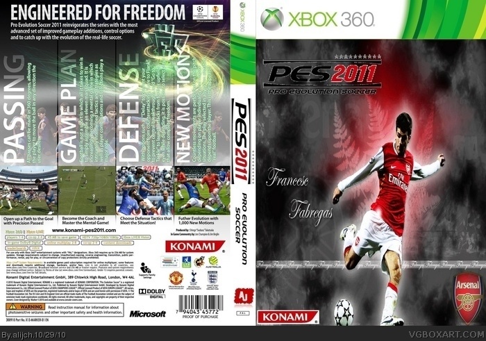 Pro Evolution Soccer 2011 box art cover