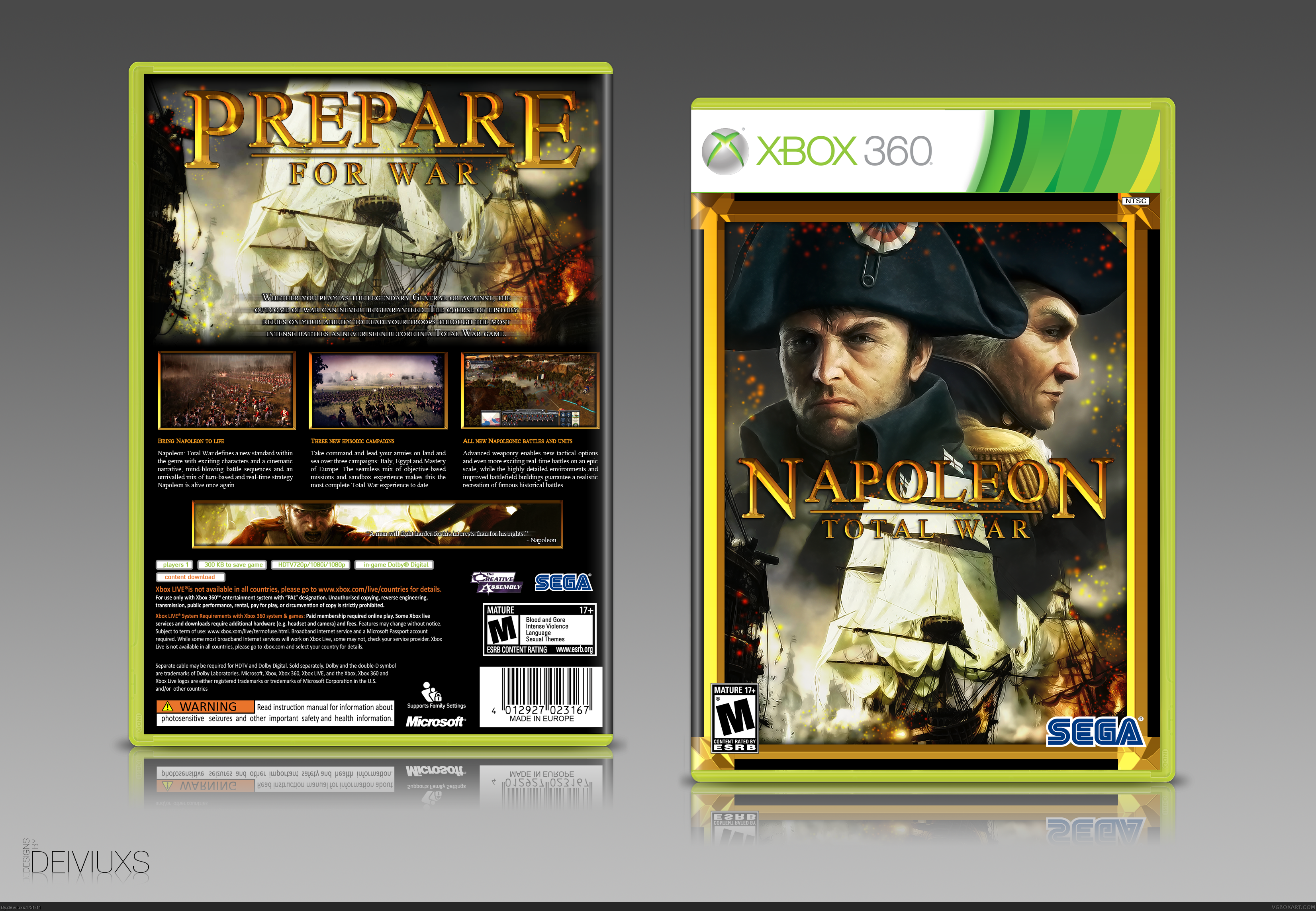 Napoleon: Total War box cover