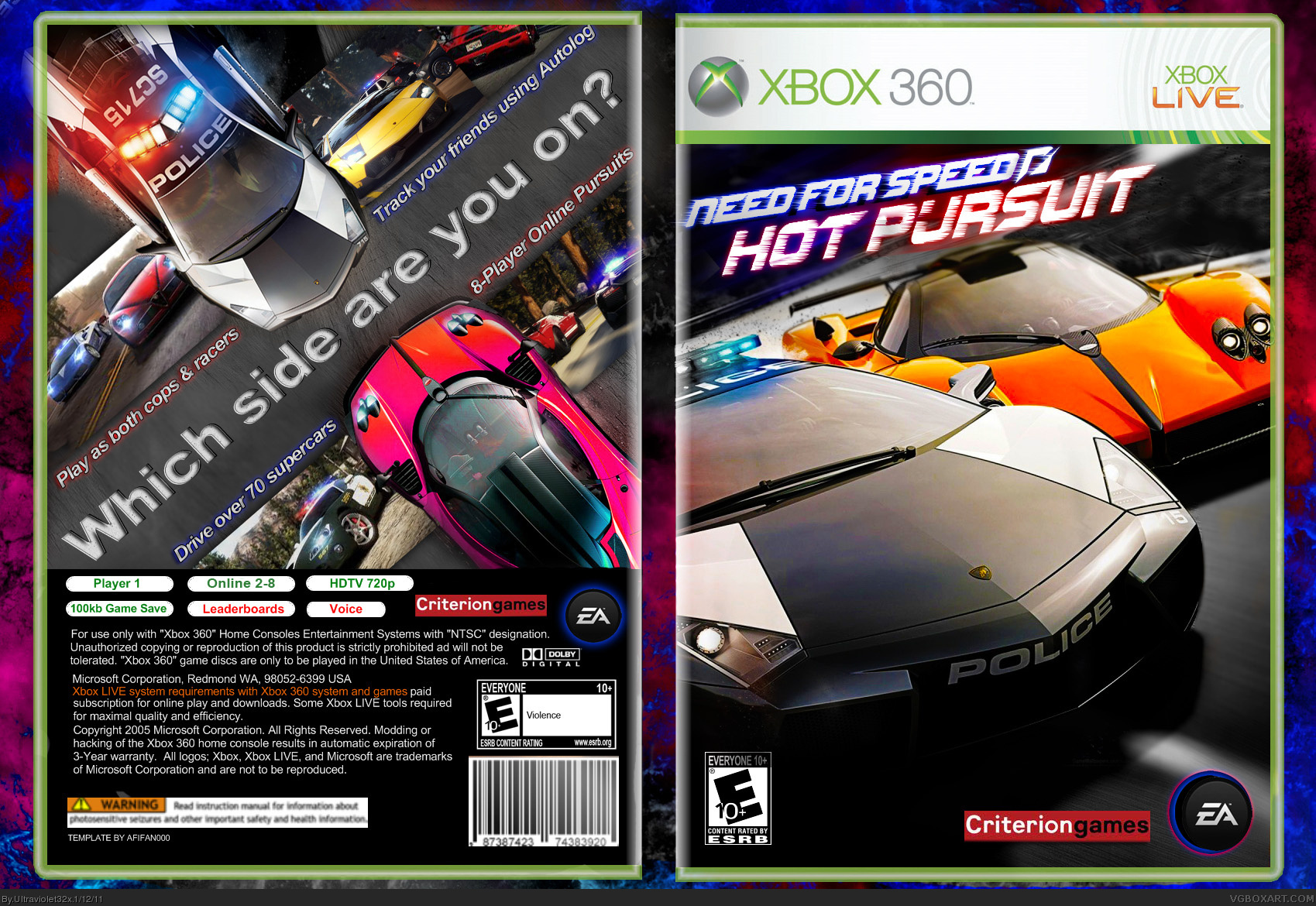Need for Speed Hot Pursuit (2010) box cover