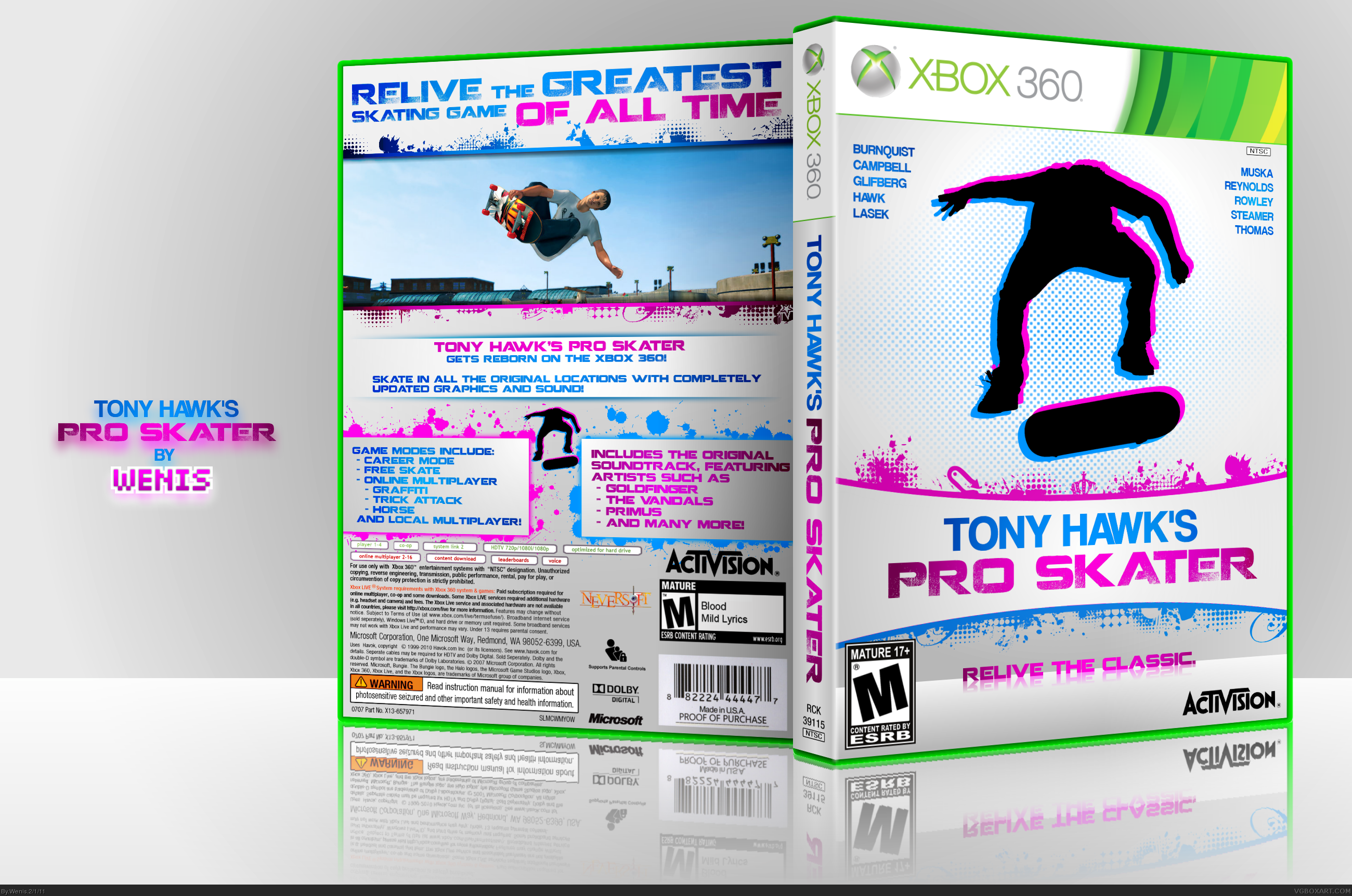 Tony Hawk's Pro Skater box cover