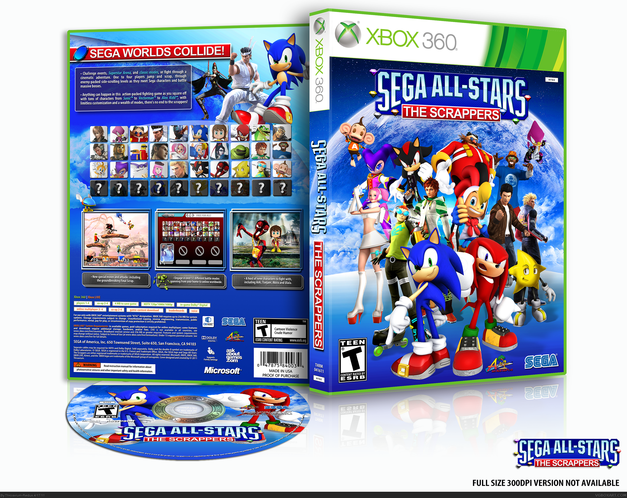 Sega All-Stars: The Scrappers box cover