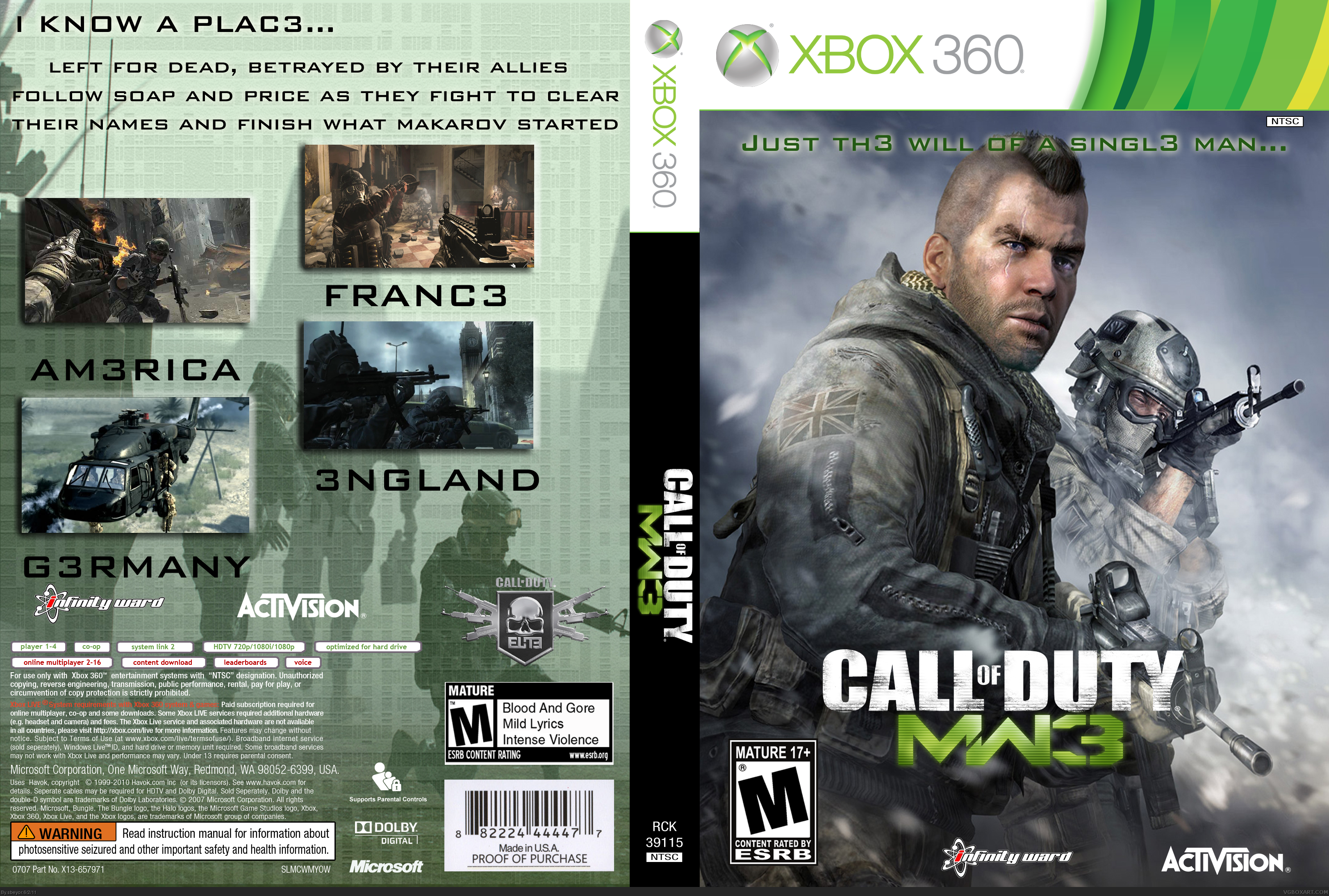 Modern Warfare 3 box cover