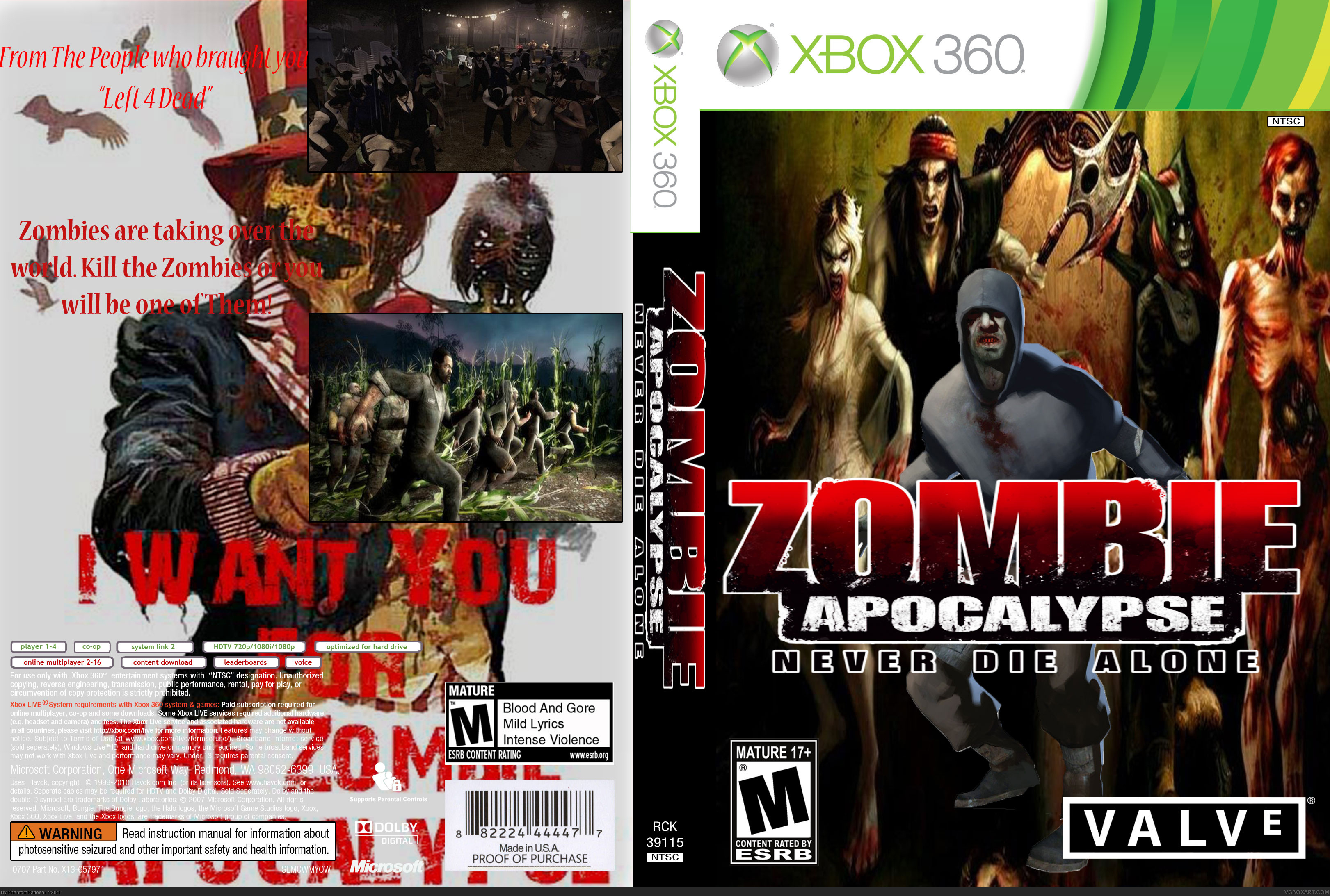 Zombie Apocalypse box cover