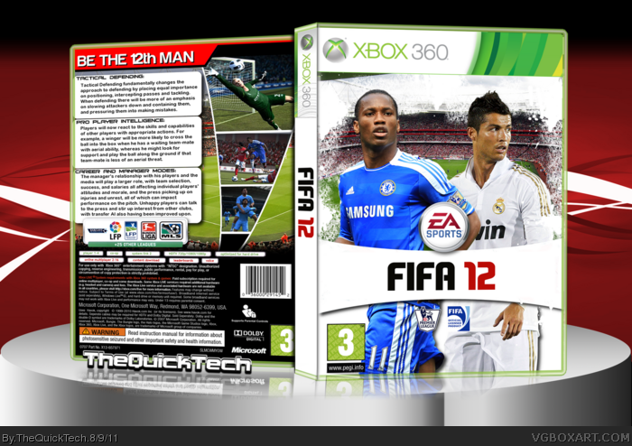 FIFA 12 box art cover