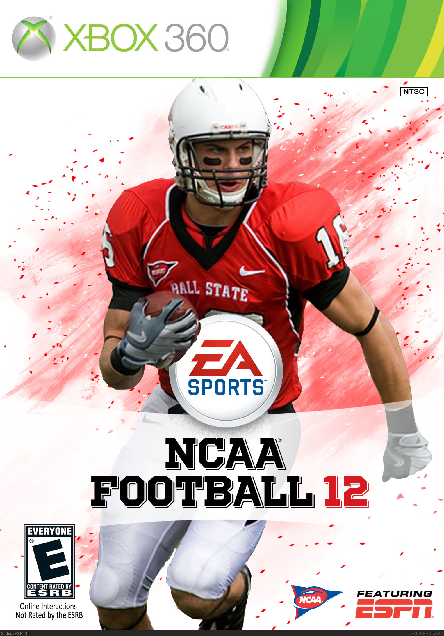 NCAA Football 12 box cover