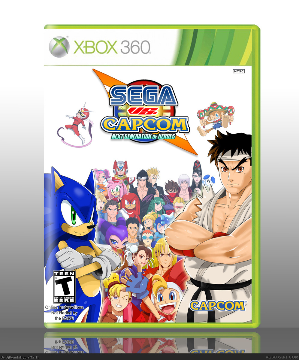 Sega vs. Capcom: Next Generation of Heroes box cover