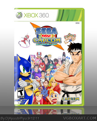 Sega vs. Capcom: Next Generation of Heroes box art cover