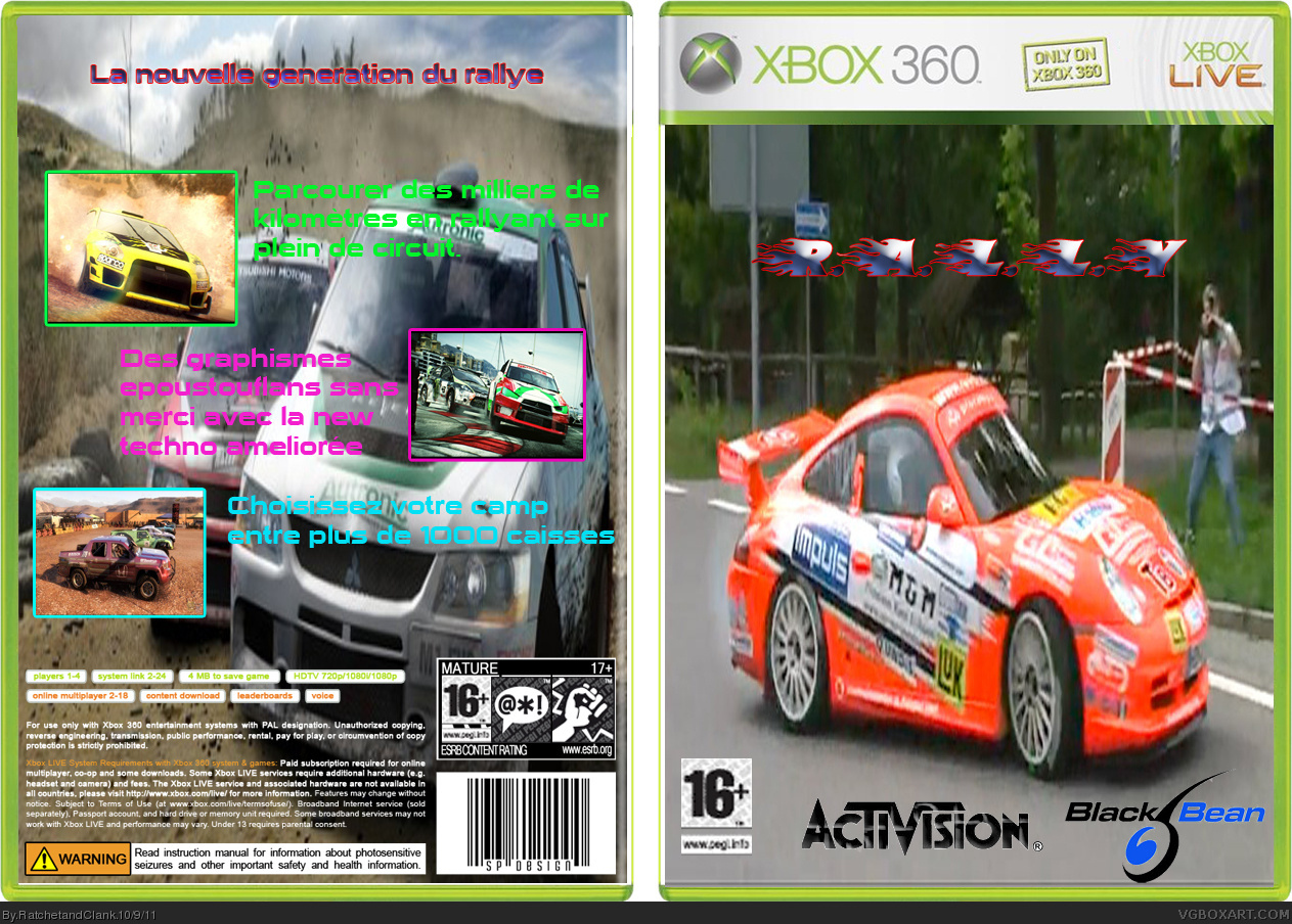 Colin Mcrae Rally 360 box cover