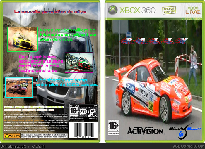 Colin Mcrae Rally 360 box art cover