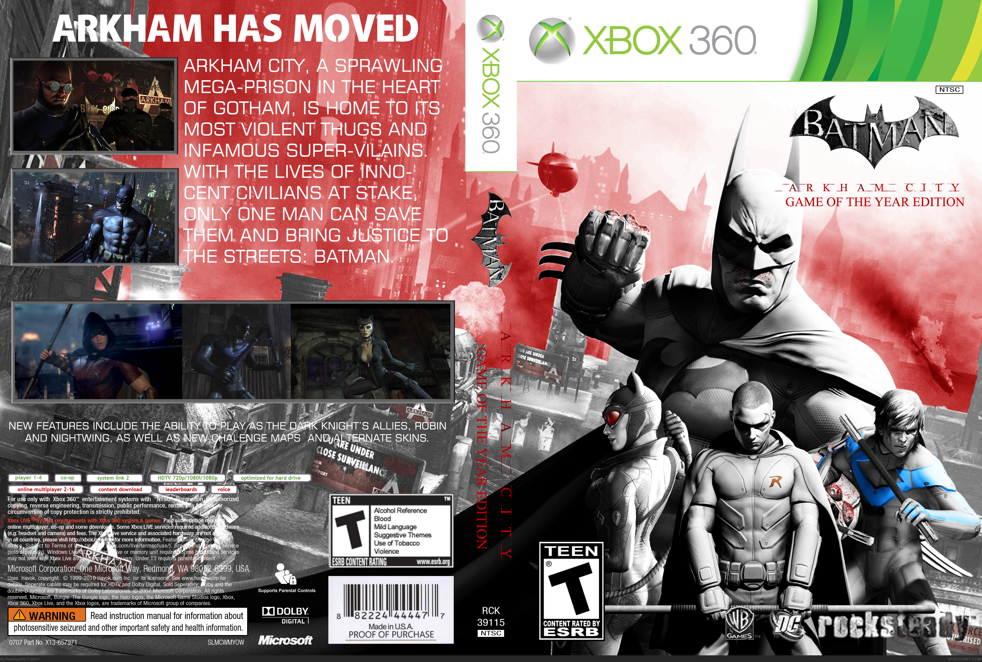 Batman: Arkham City (GOTY Edition) box cover