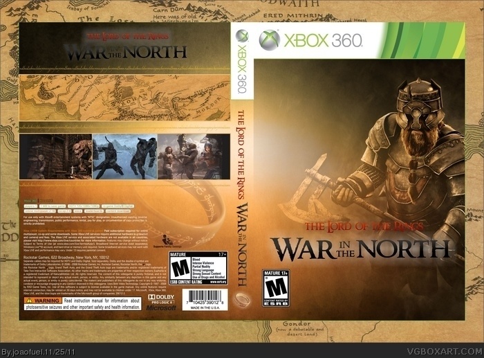 Lord Of The Rings War In The North box art cover