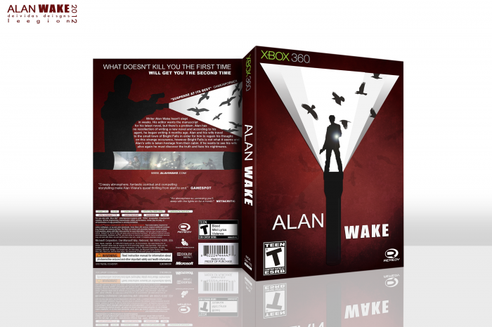 Alan Wake box art cover