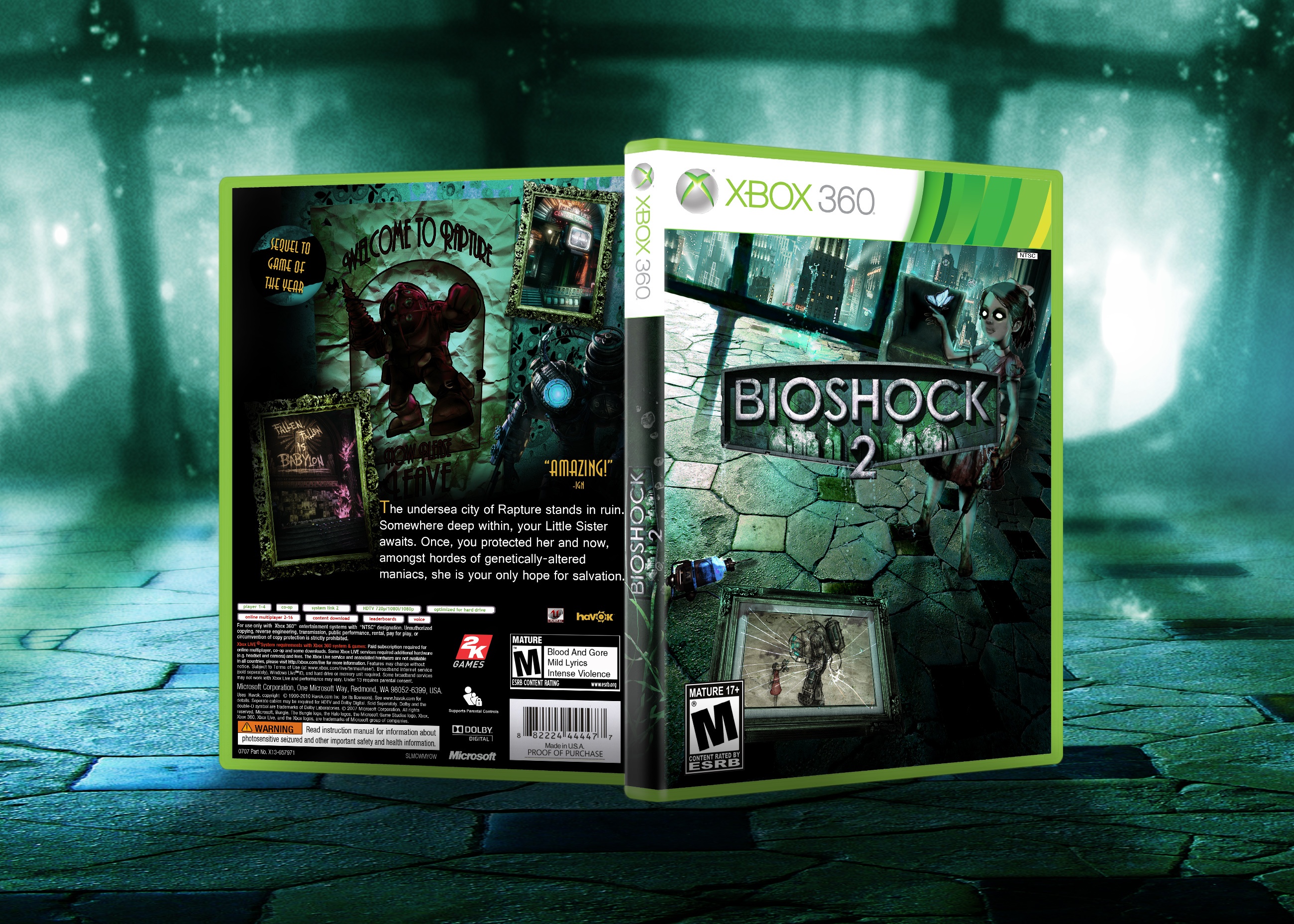 Bioshock 2 box cover