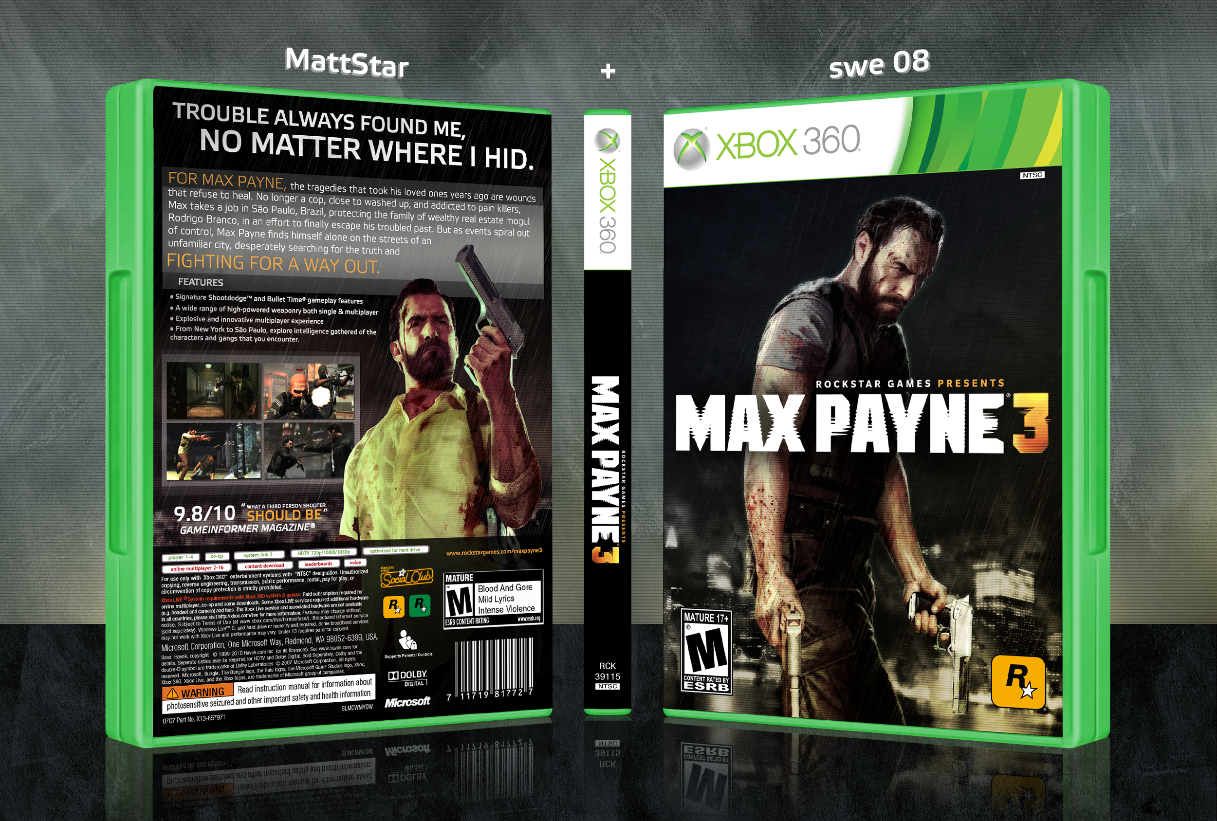Max Payne 3 box cover