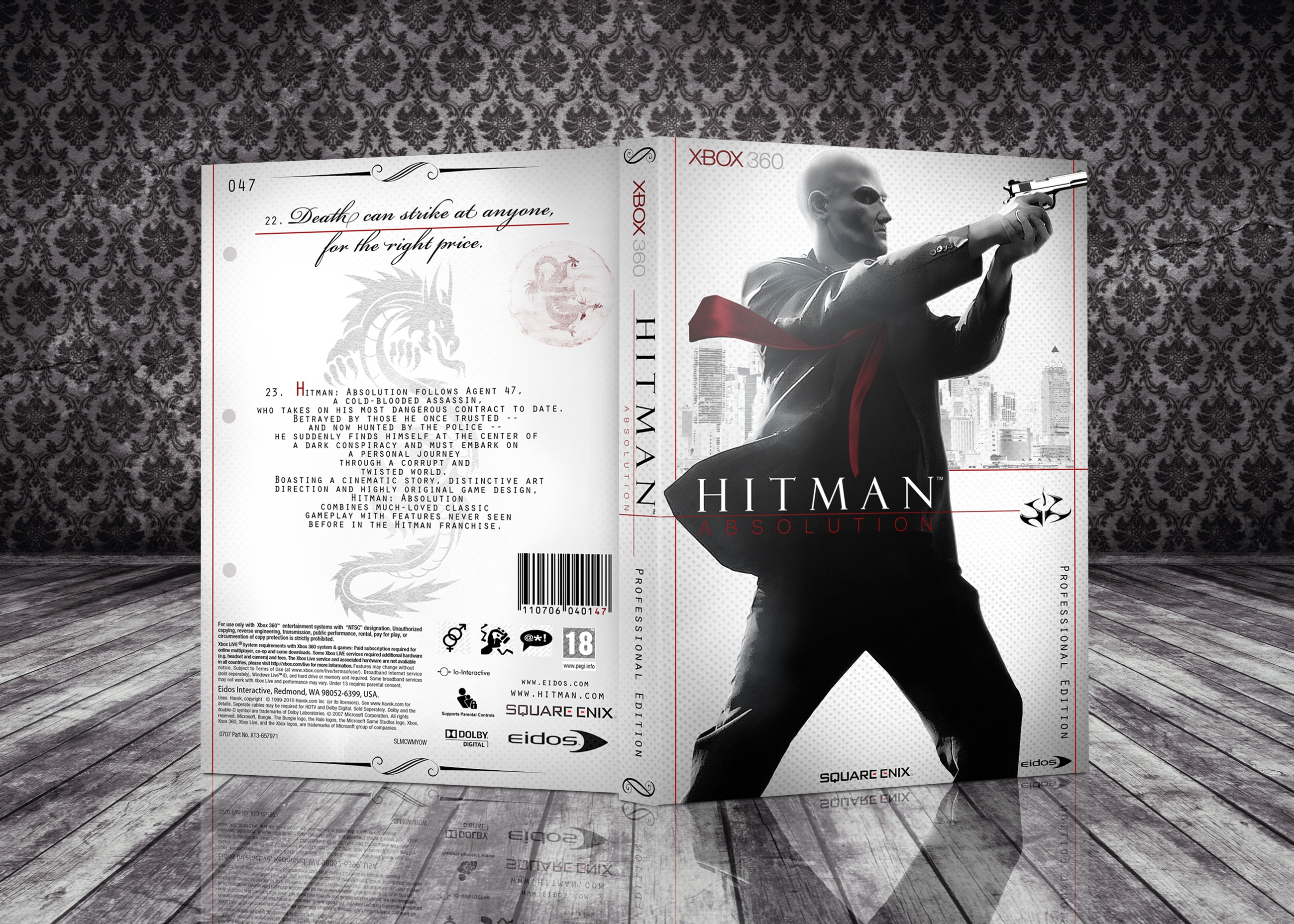 Hitman Absolution Professional Edition box cover