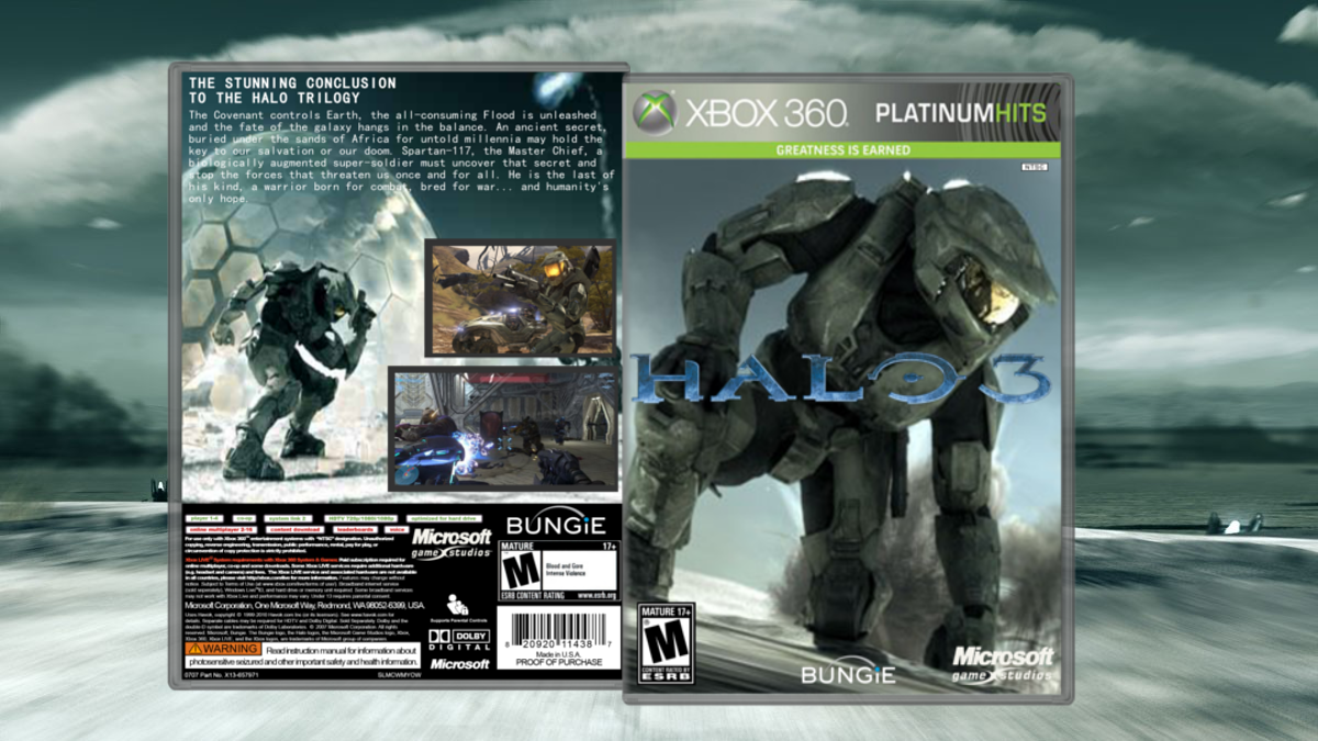 Halo 3 Platinum Edition box cover