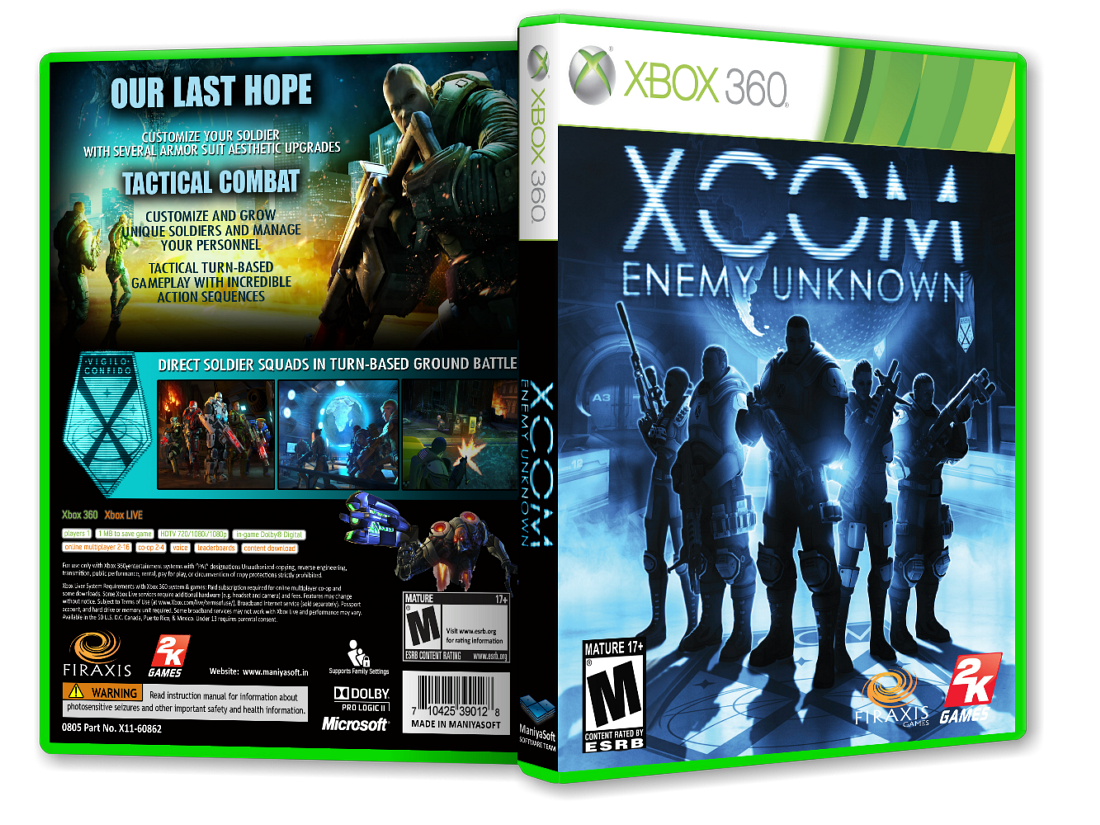 XCOM: Enemy Unknown box cover