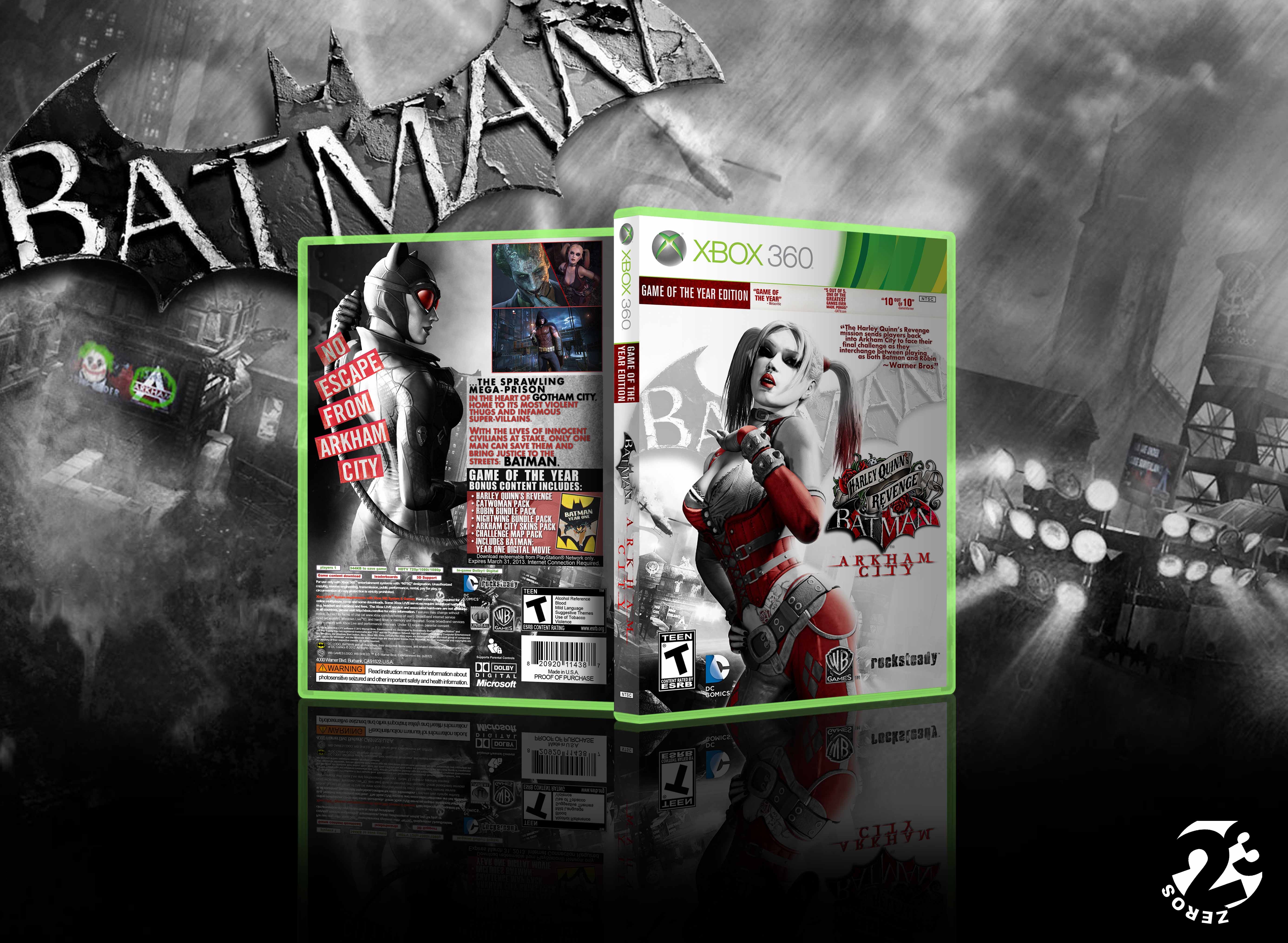 Batman Arkham City Game of the year Edition box cover