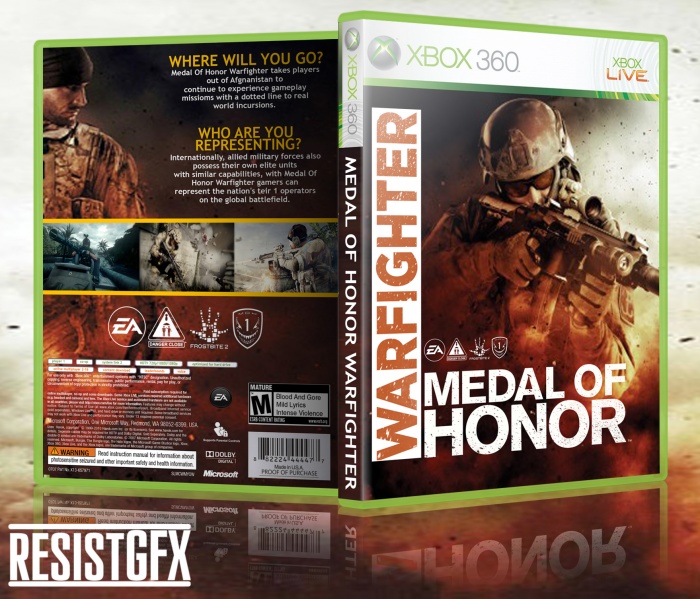 Medal of Honor: Warfighter box art cover