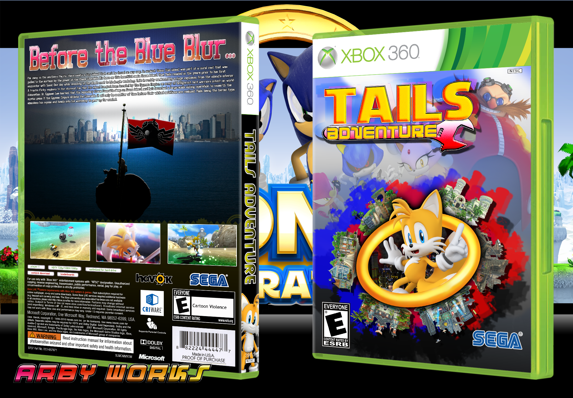 Tails Adventure box cover