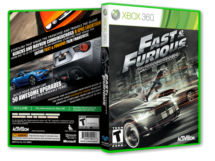 Fast and Furious: Showdown box art cover