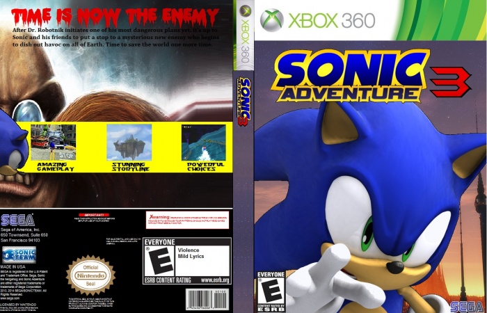 Sonic Adventure 3: Awakening box art cover