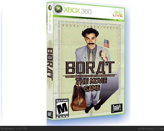Borat The Movie Game box art cover