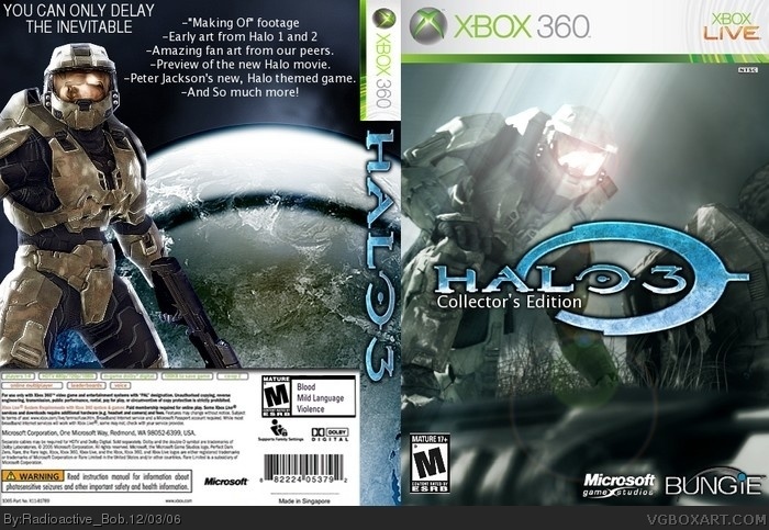 Halo 3: Legendary Edition box art cover
