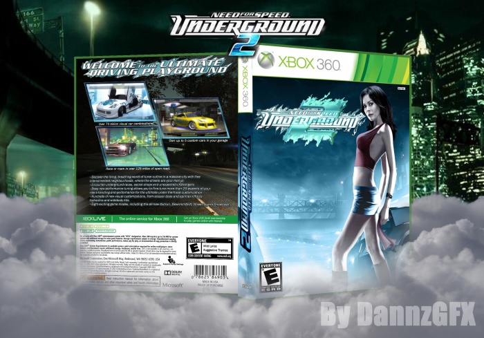 Need for Speed: Underground 2 box art cover
