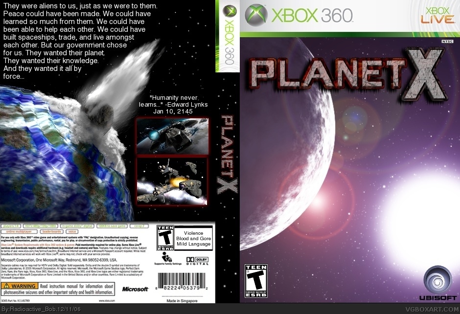 Planet X box cover