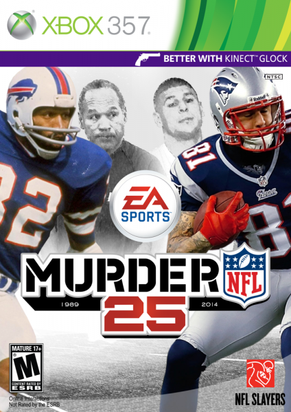 Murder NFL 25 box art cover