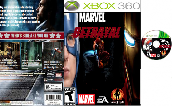Marvel Betrayal (with disc) box art cover