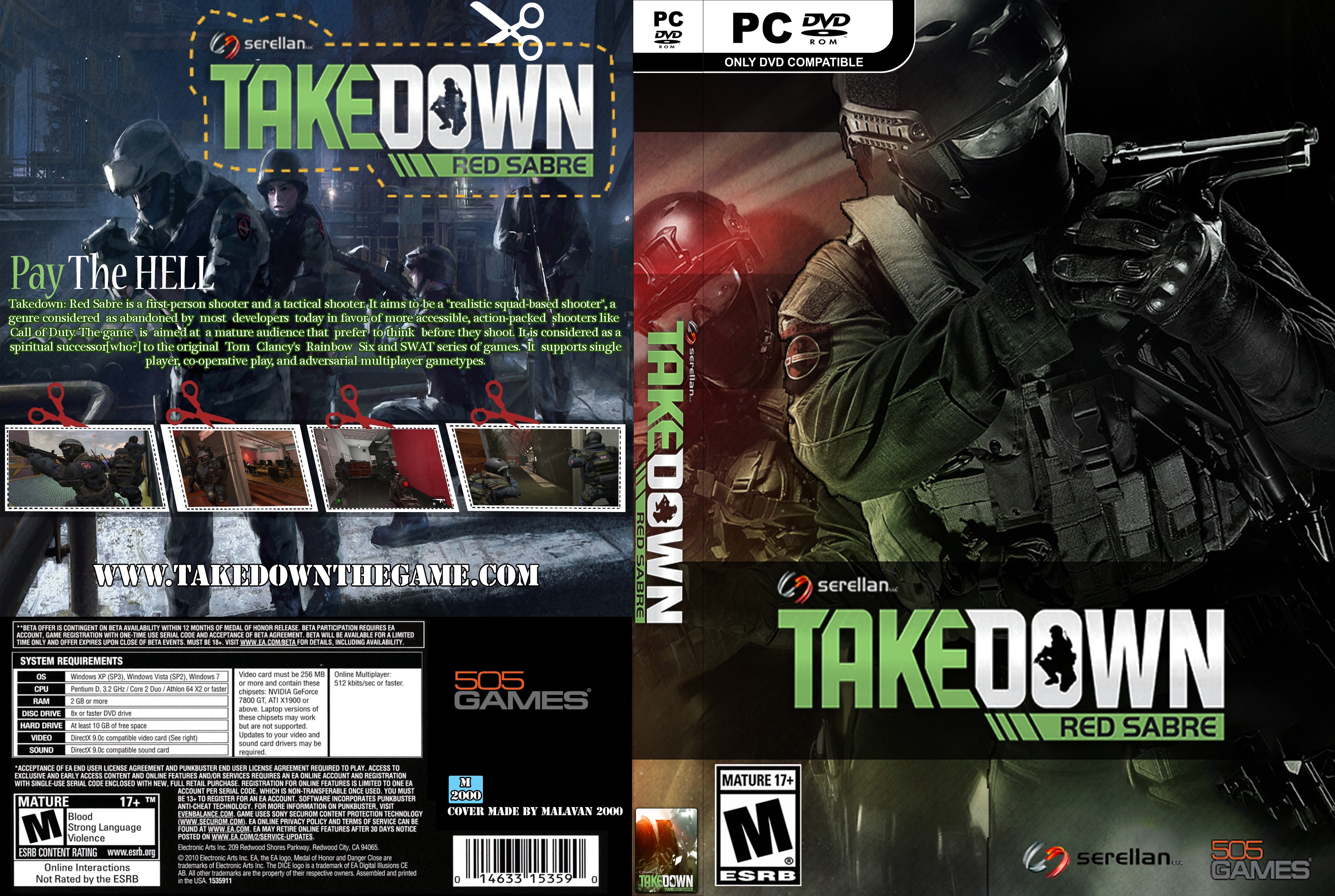 Takedown: Red Sabre box cover