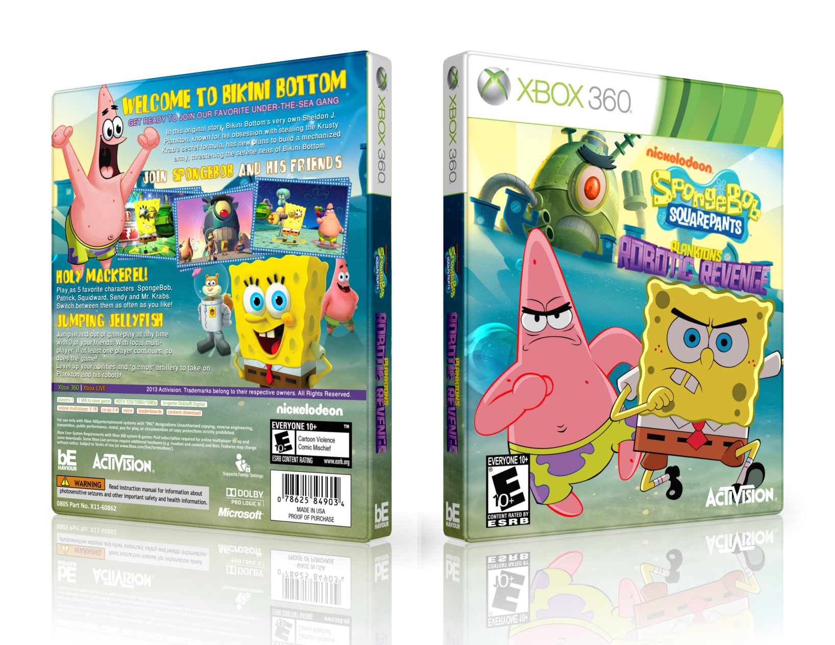 SpongeBob S.P.: Plankton's Robotic Revenge box cover