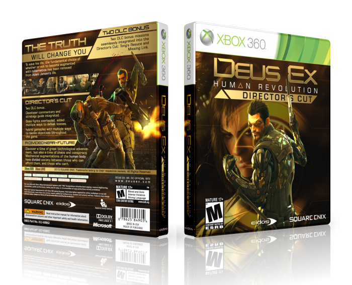 Deus Ex: Human Revolution - Director's Cut box art cover
