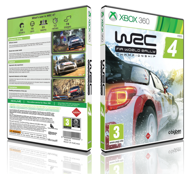WRC 4 box art cover