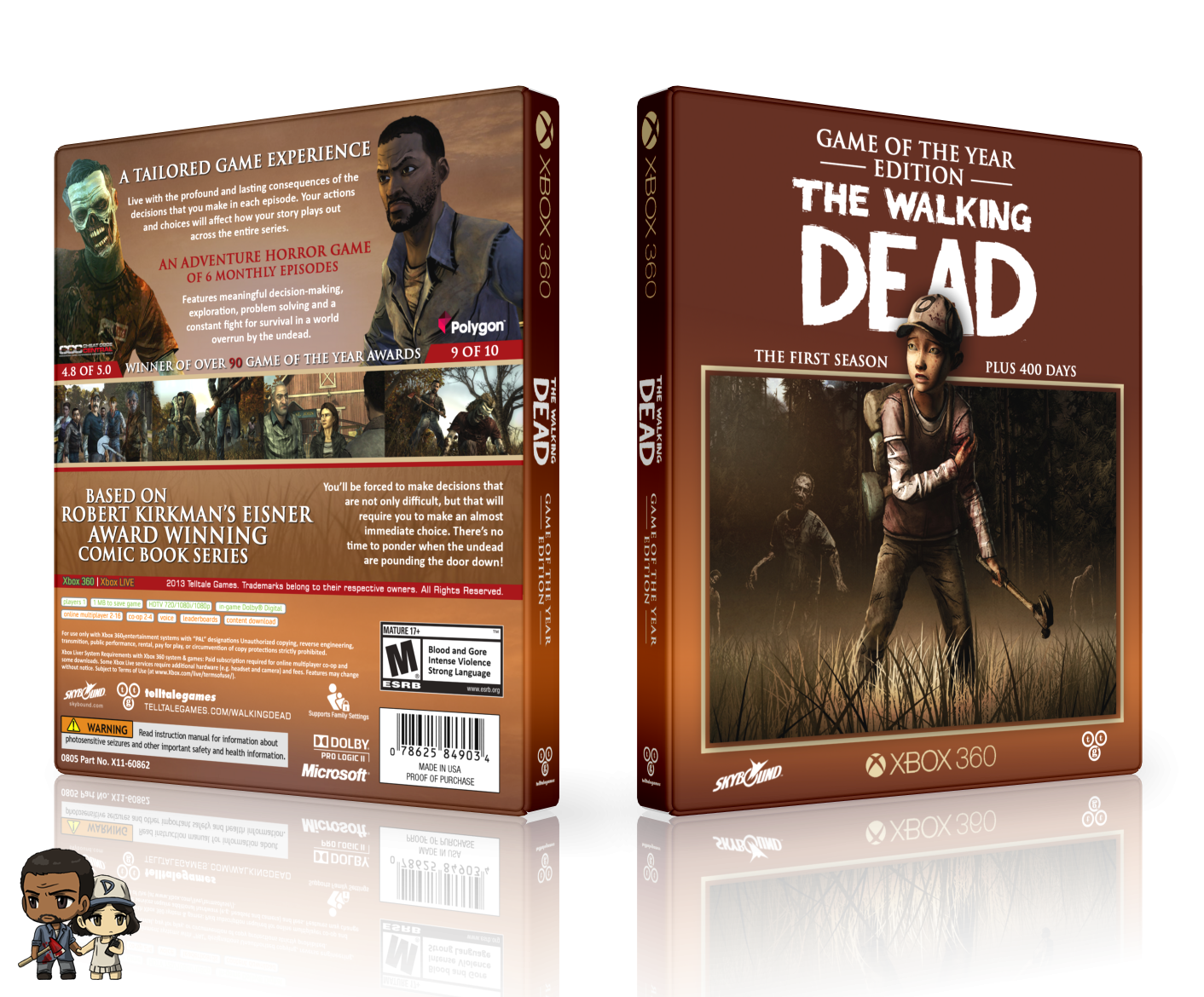The Walking Dead: GOTY box cover