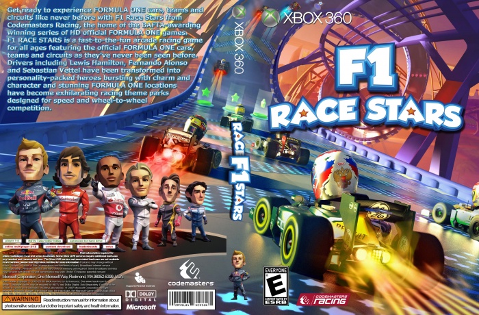 F1 Race Stars box art cover