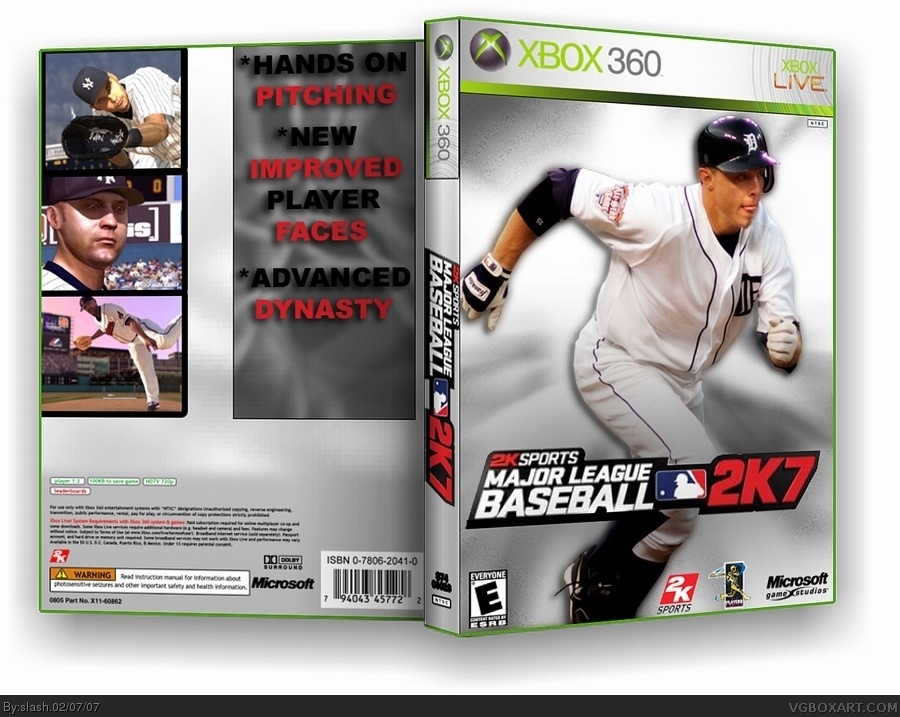 MLB 2K7 box cover