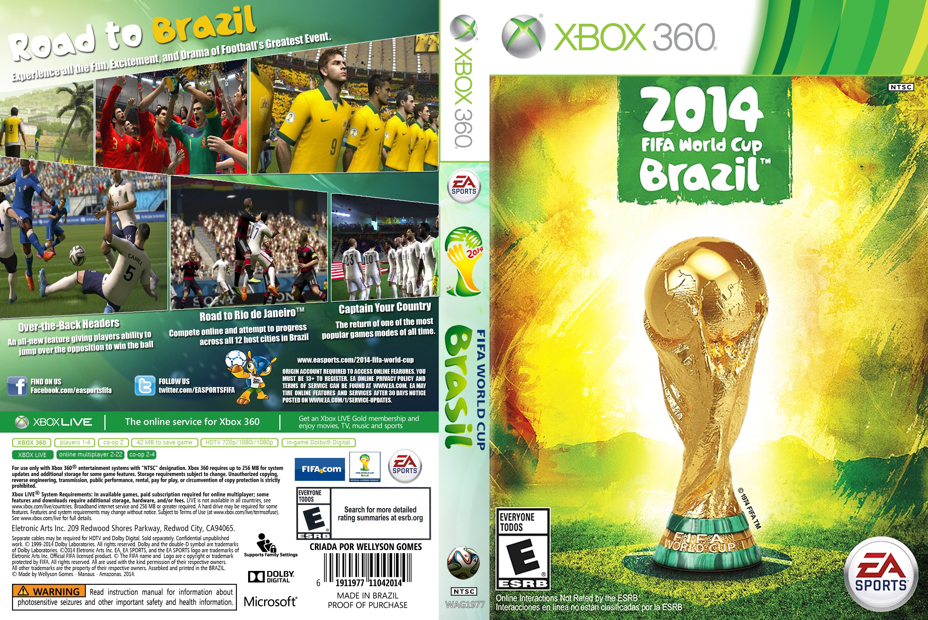 2014 FIFA World Cup Brazil box cover