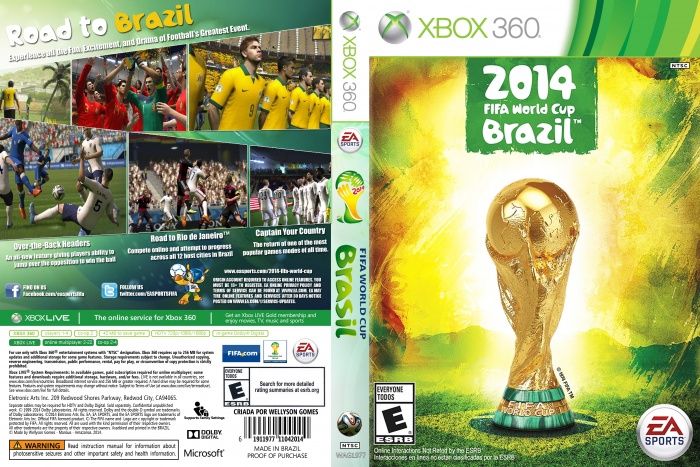 2014 FIFA World Cup Brazil box art cover