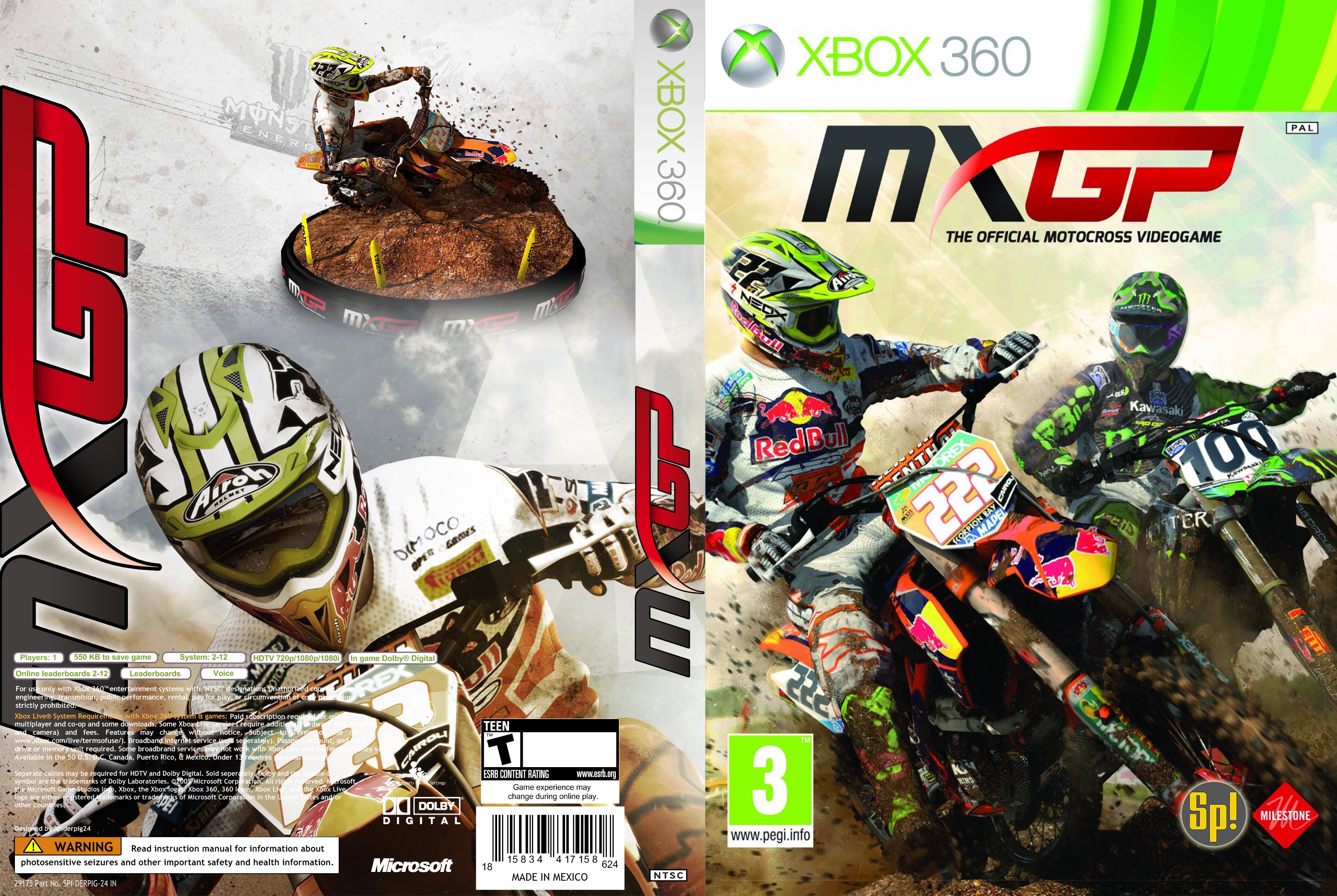MXGP - The Official Motocross Videogame box cover