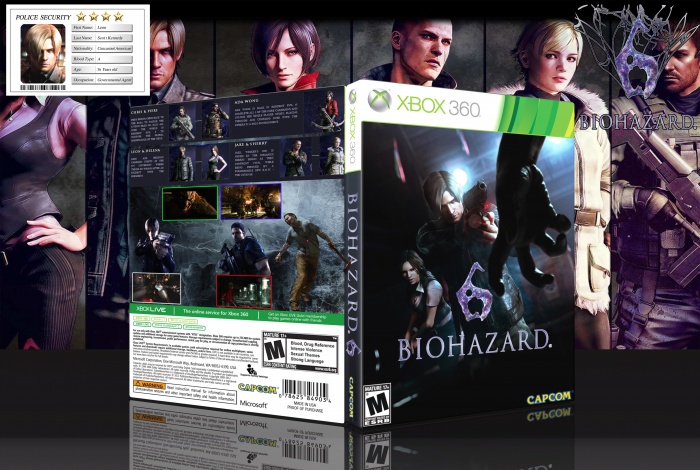 Biohazard 6 box art cover