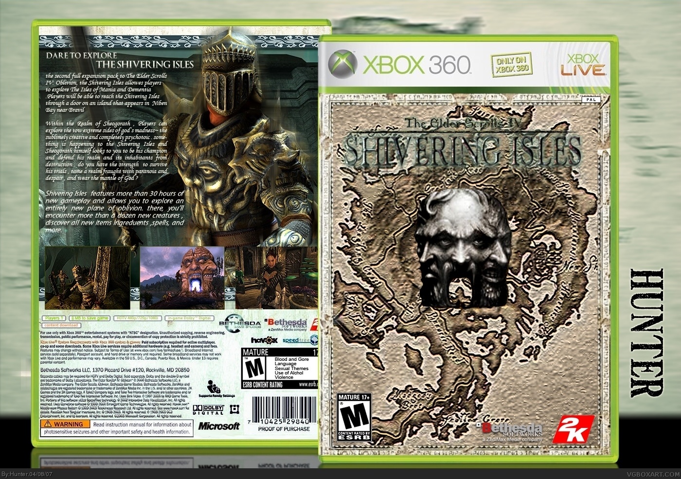 The Elder Scrolls IV: Shivering Isles box cover