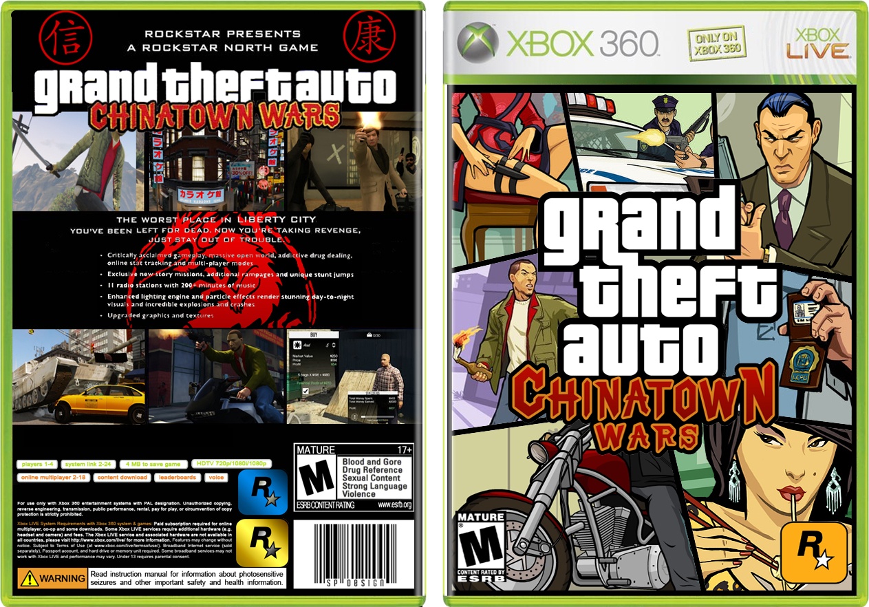 GTA: Chinatown Wars (HD Edition) box cover
