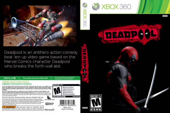 deadpool game xbox 360