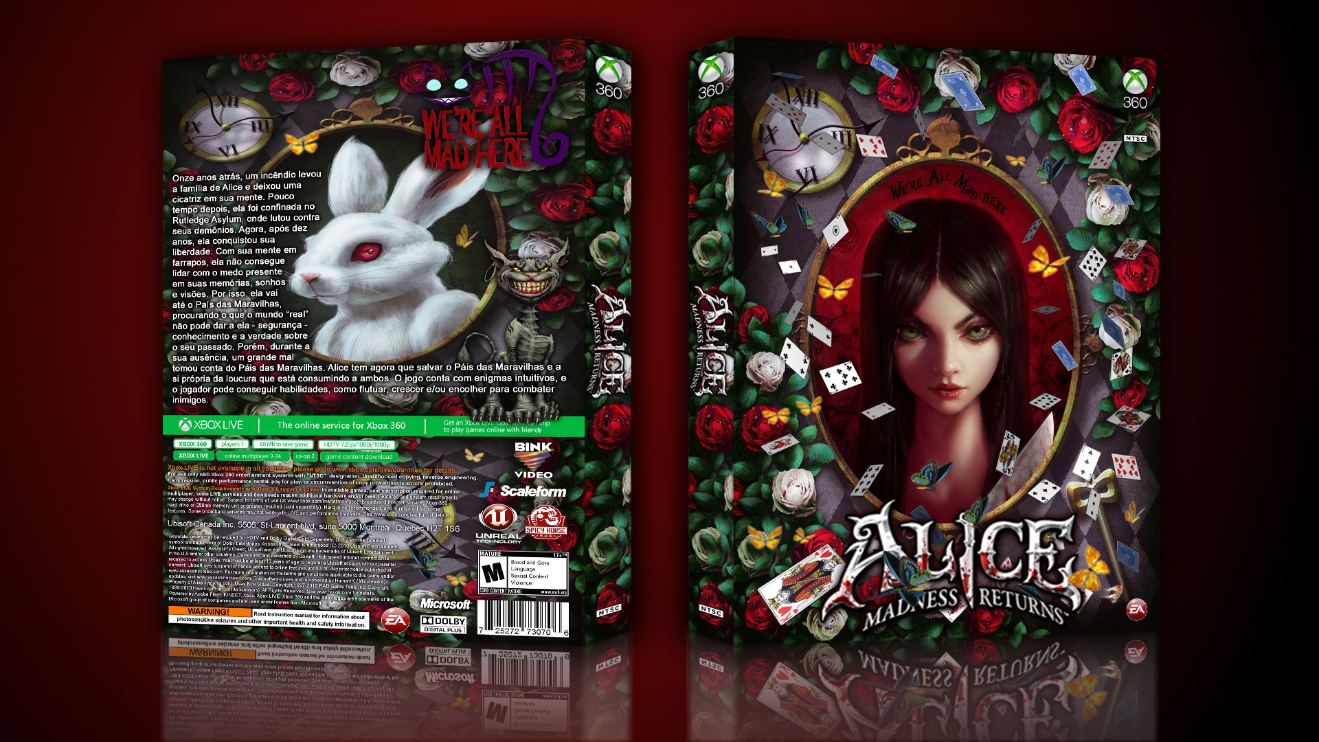 Alice Madness Returns box cover