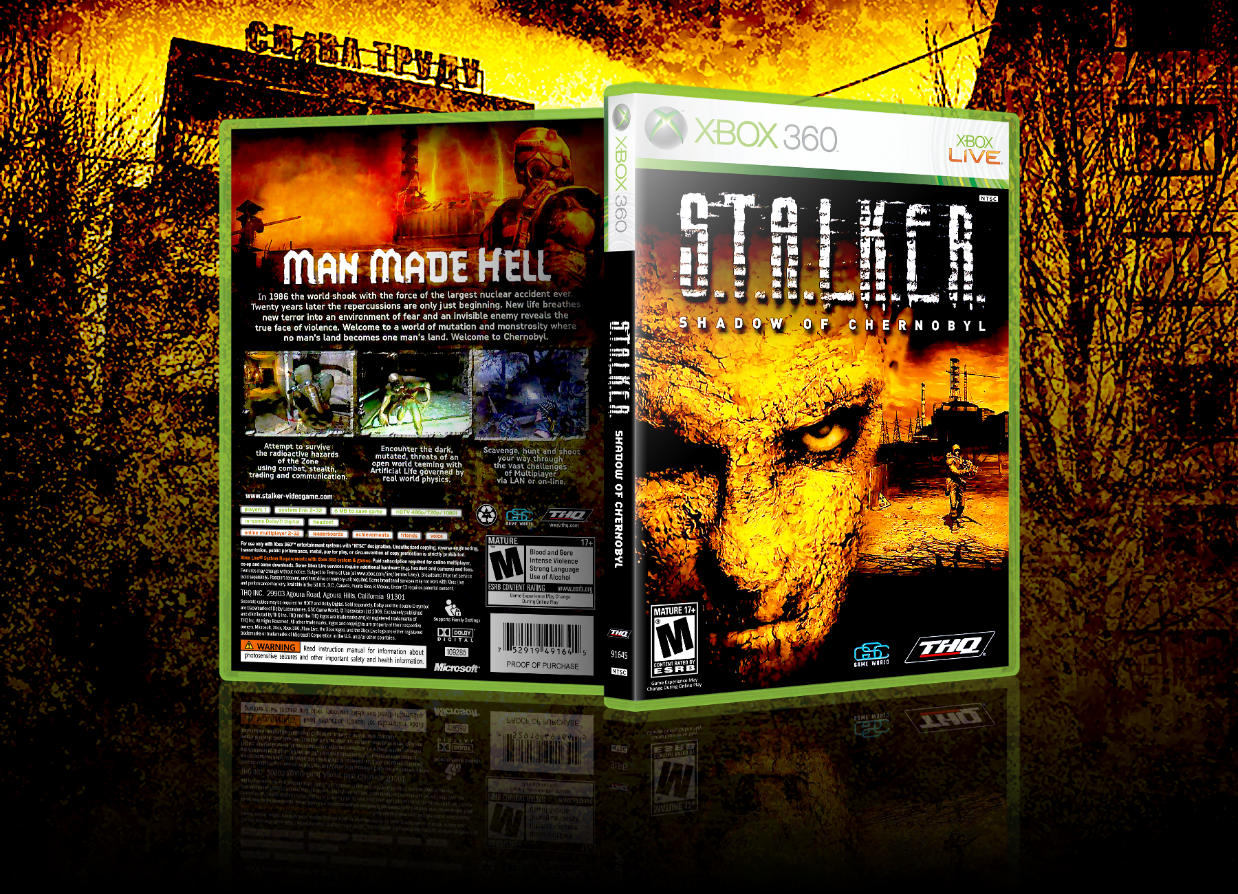 S.T.A.L.K.E.R.: Shadow of Chernobyl box cover